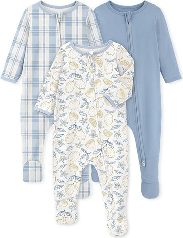 Baby Pajamas 100% Organic Cotton Sleepers Boy Girl Clothes