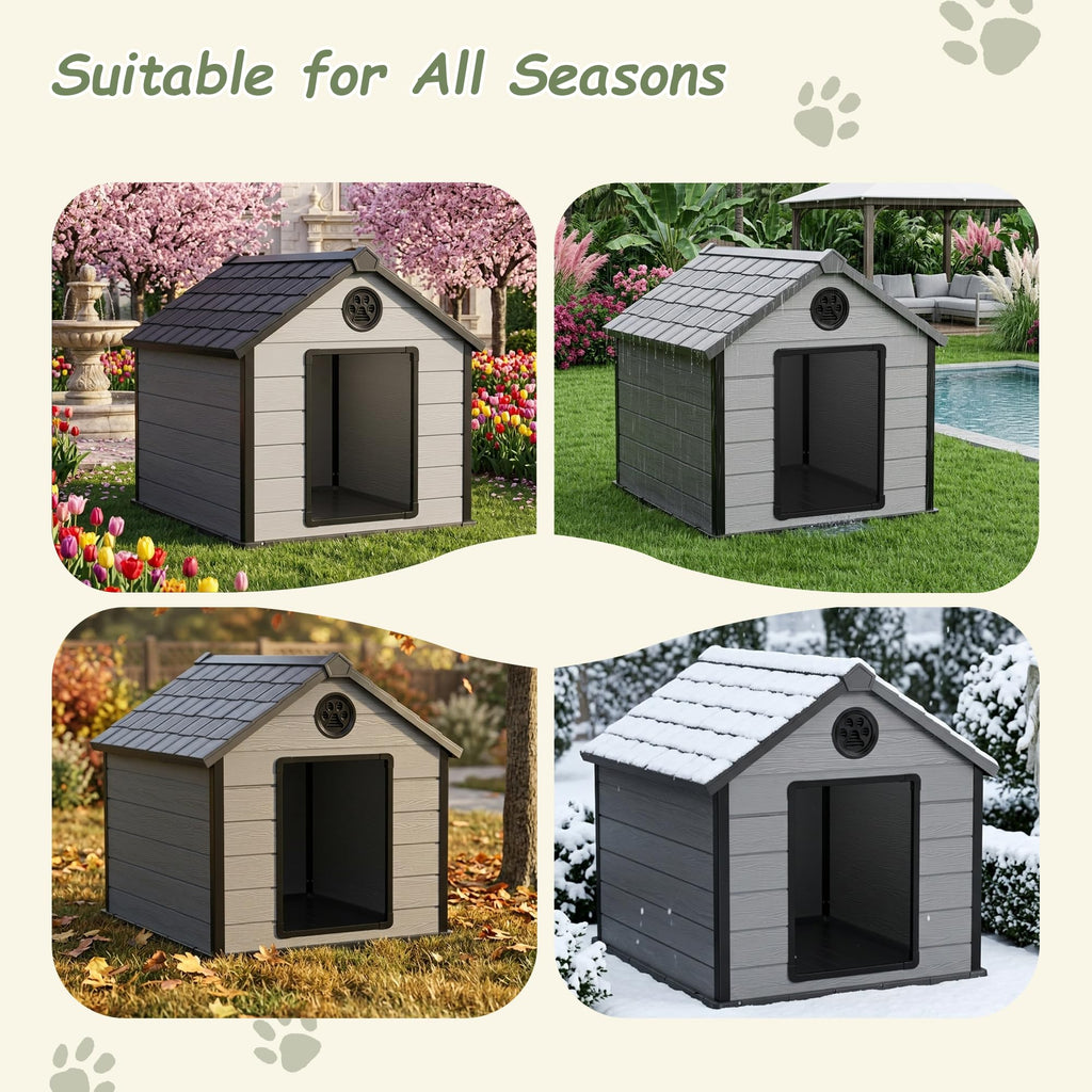 ExtraLargeWaterproofPlasticDogHouseforBigDogs