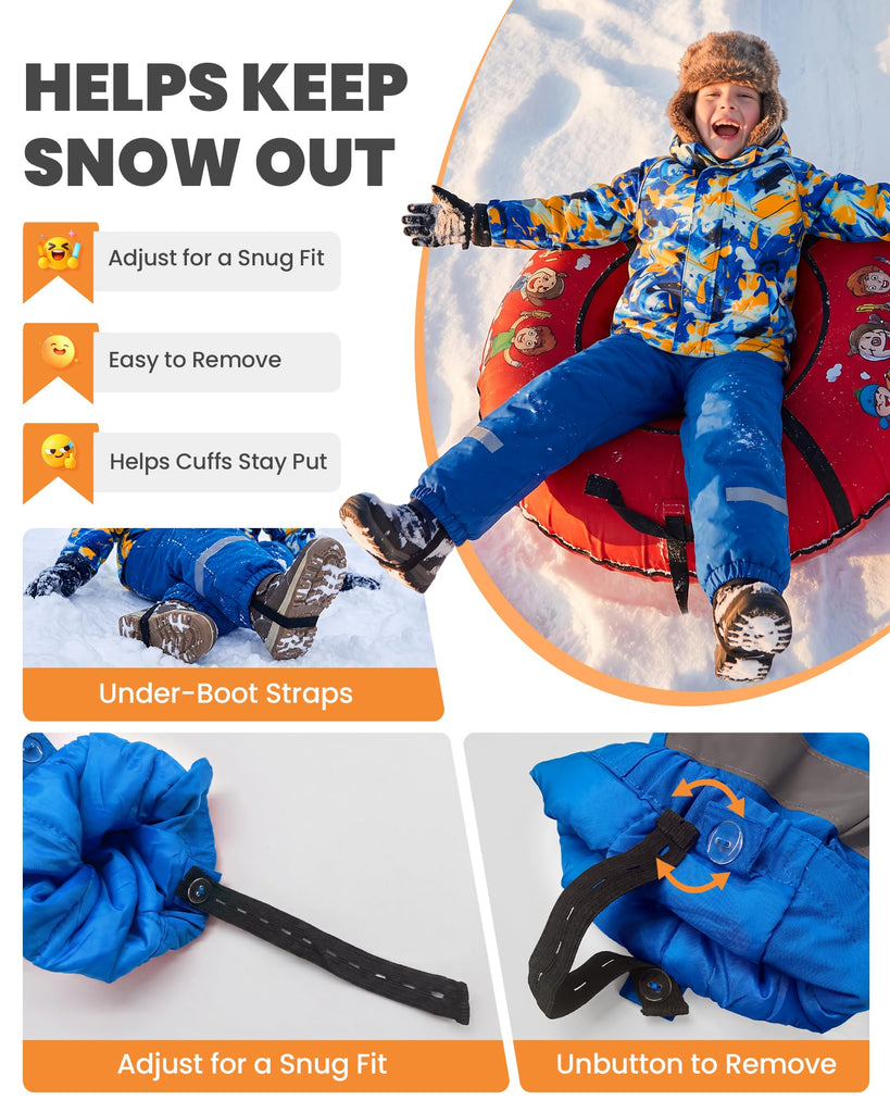 Toddler Snow Suit Kids, Ski Pants Jacket Suit, Boys Girls Snowsuit