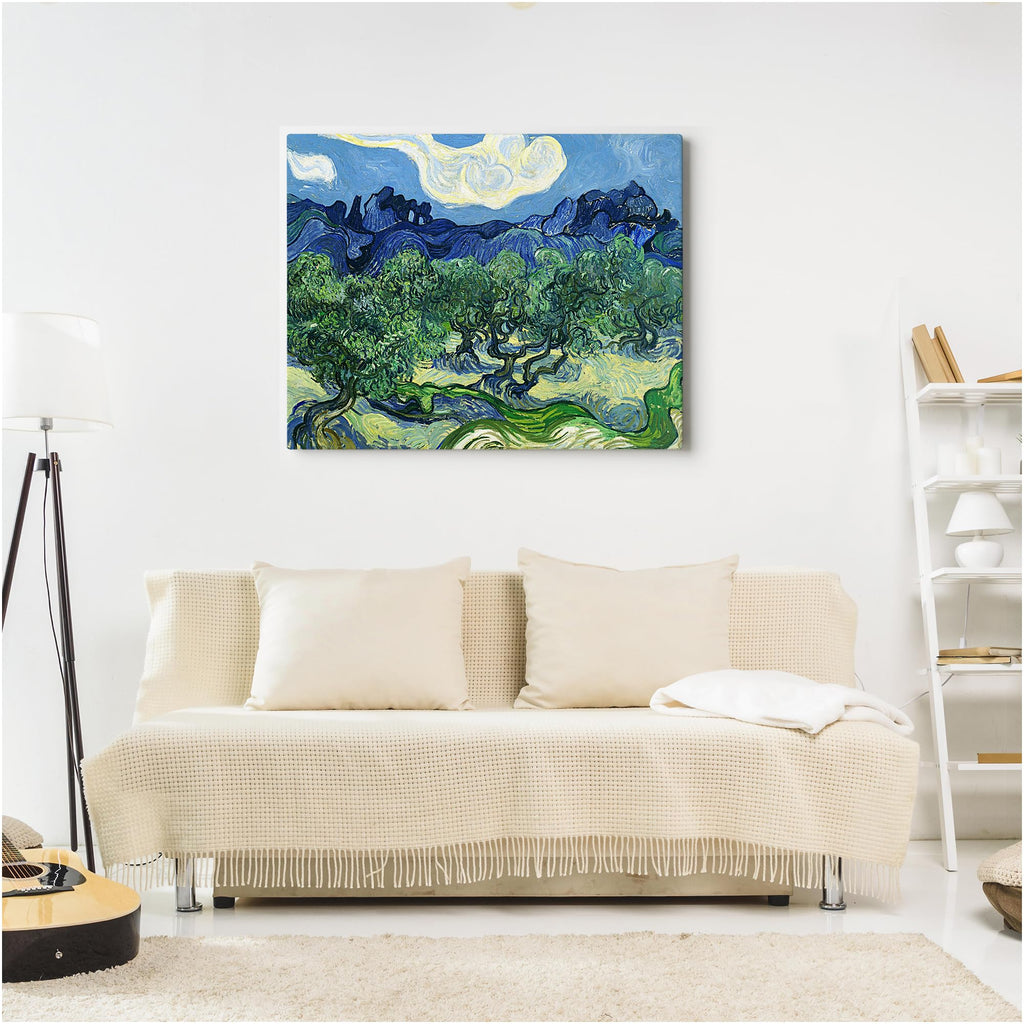 Olive Trees by Vincent Van Gogh, Canvas Print