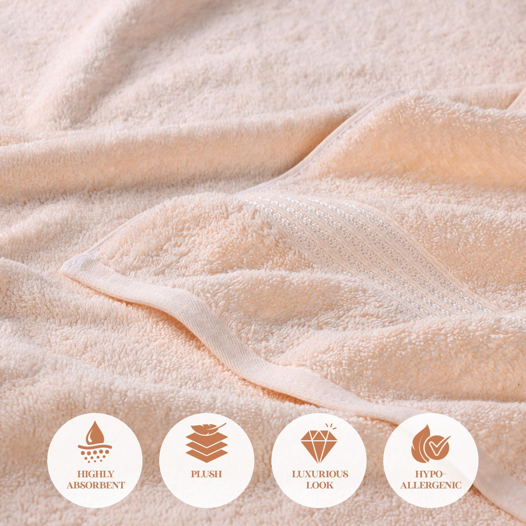 Heritage Egyptian Cotton Bath Sheet Set, Heavyweight Towels, Guest Bath, Luxury Home Decor, Plush Absorbent