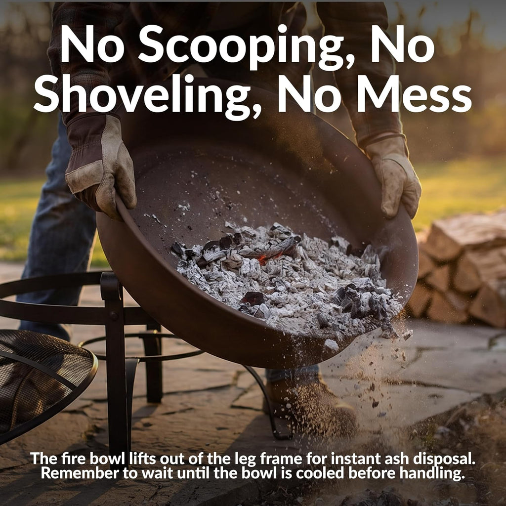 Cauldron Wood-Burning Outdoor Fire Pit