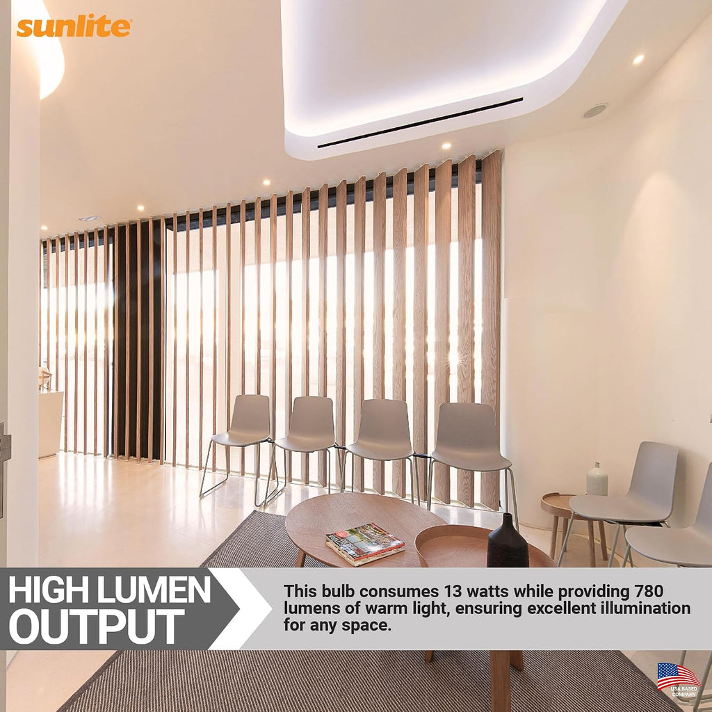Compact Fluorescent PLD 4-Pin Double U-Shaped Twin Tube, 13 Watts, 120 Volts, 780 Lumens, 2700K Soft