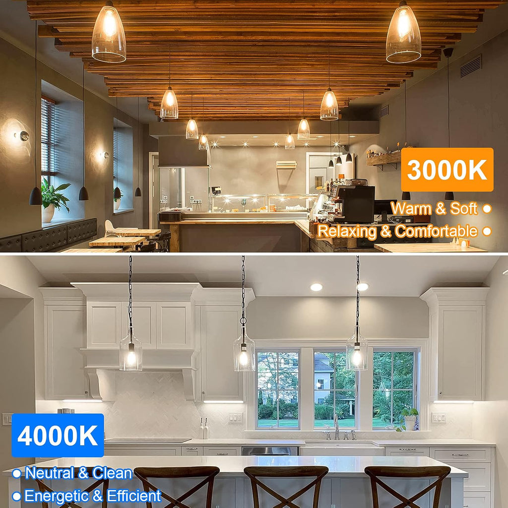 E26 LED Edsion Bulbs 60 Watt, Vintage Dimmable Light Bulbs, 3000K