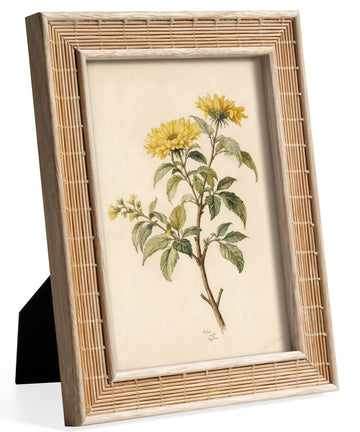 5x7 Bamboo Picture Frame Boho Rattan Wicker 5 x 7 Photo Frame