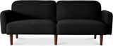 Best Choice Products 77" Mid Century Modern Boucle Loveseat Sofa, Couch, Convertible Sofa Sleeper Bed w/Real Wood