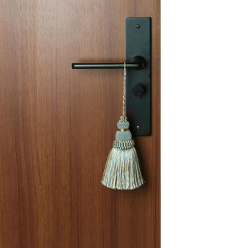 9.5 Inch Decorative Tassel with Loops, Mix Blue 2 Pack