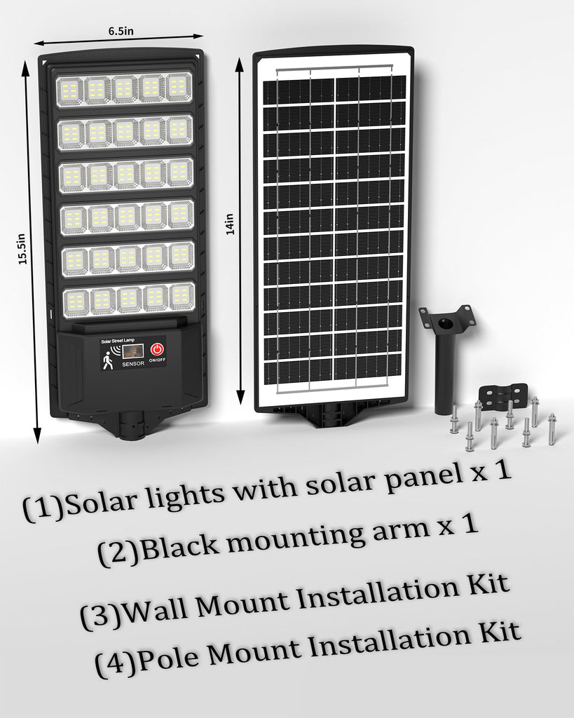 Solar Lights Outdoor, Dusk to Dawn Security with Remote 2 Pack
