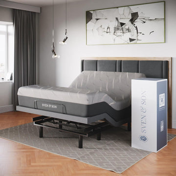 Classic Adjustable Bed Base, Head and Foot Lift, Massage, Under-Bed Lights, USB, Gel Memory, Zero Gravity Smart Frame