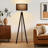 Eden Tripod LED Floor Lamp - Mid Century Dimmable Modern Light for Contemporary Living Rooms