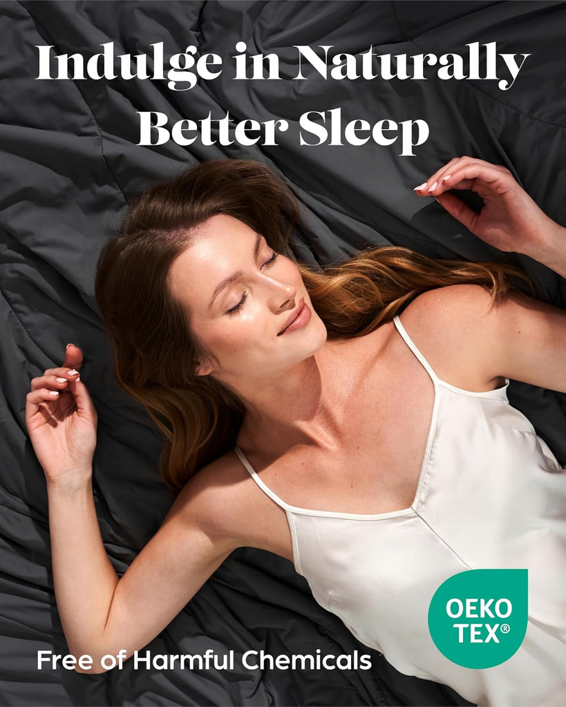 Cooling Comforter King/California King Size 106x96, Cooling Blanket for Hot Sleepers & Night Sweats, Breathable
