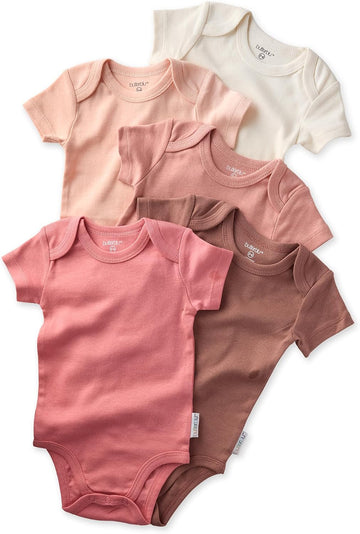 Avery Multipack Short Sleeve Bodysuits 100% Organic Cotton