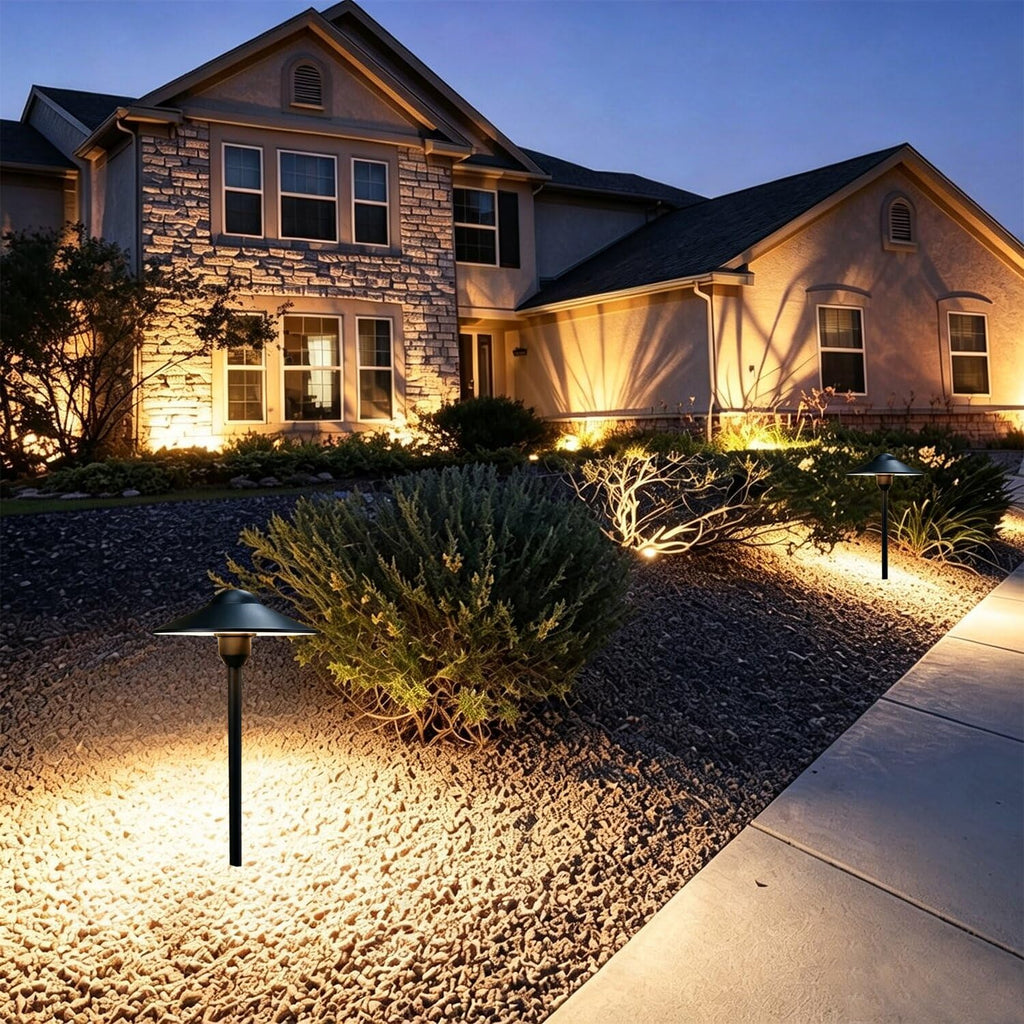 Cast Aluminum Low Voltage Landscape Path Area Spread Lighting