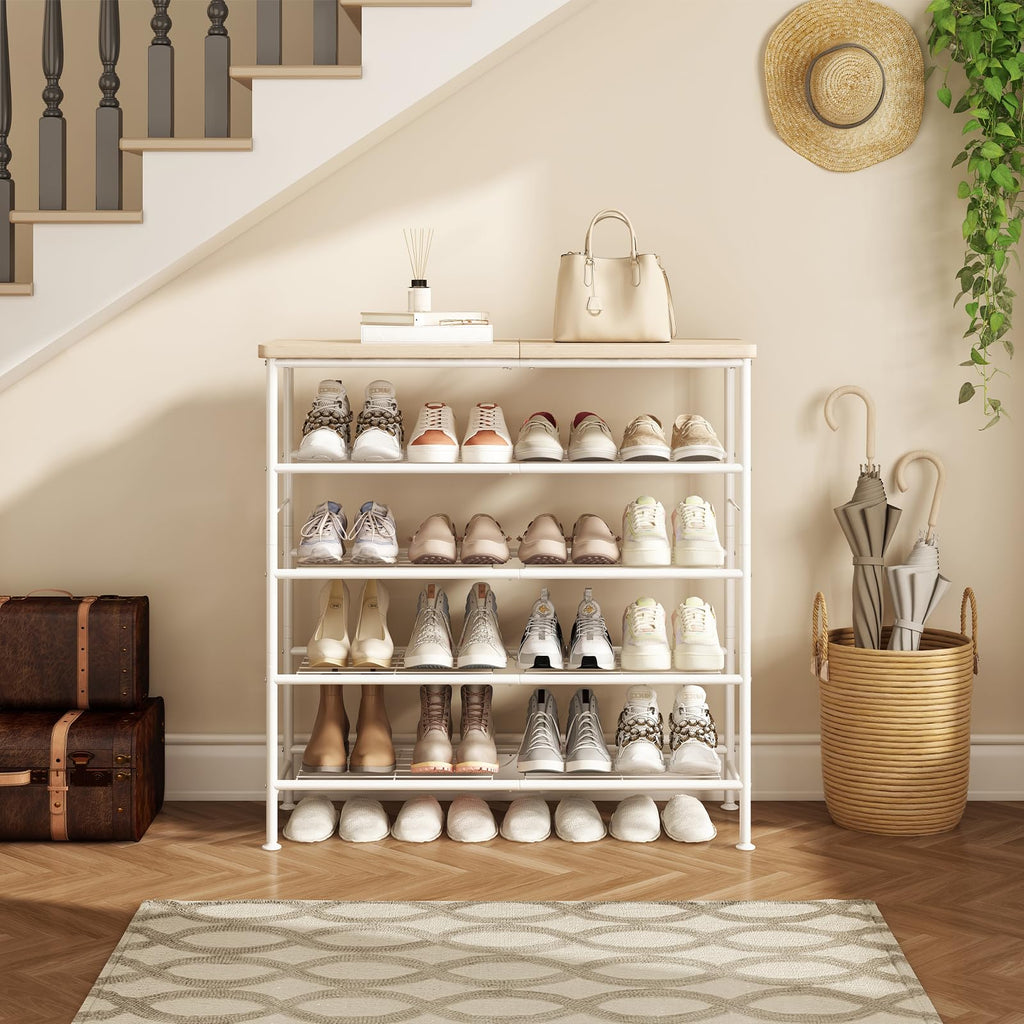 5 Tier Shoe Rack Organizer for Closet Shoe Storage
