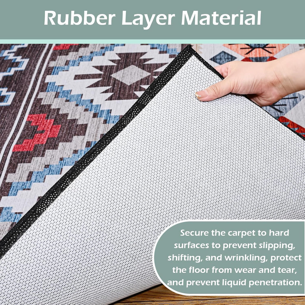 Non-Slip Rug Pads,8x10ft Waterproof Rug Pad,Carpet Pad for Hardwood,Tile,All Floors - Floor Protection,Cushioning - Set of 80