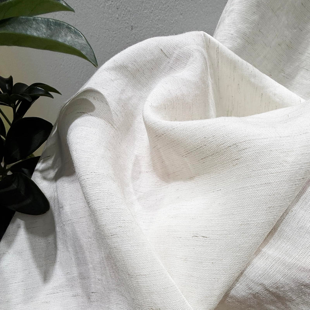 Lyocell Linen Blend Fabric by the Yard, 59" Width -Fashion Fabric for Women's Suits, Dresses, Pants & Skirts