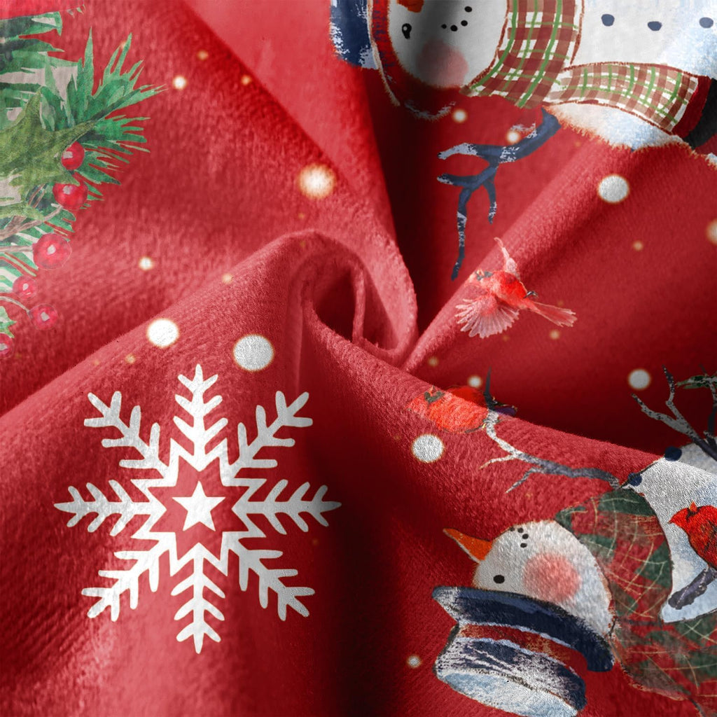 Snowman Christmas Tree Skirt 48 Inches