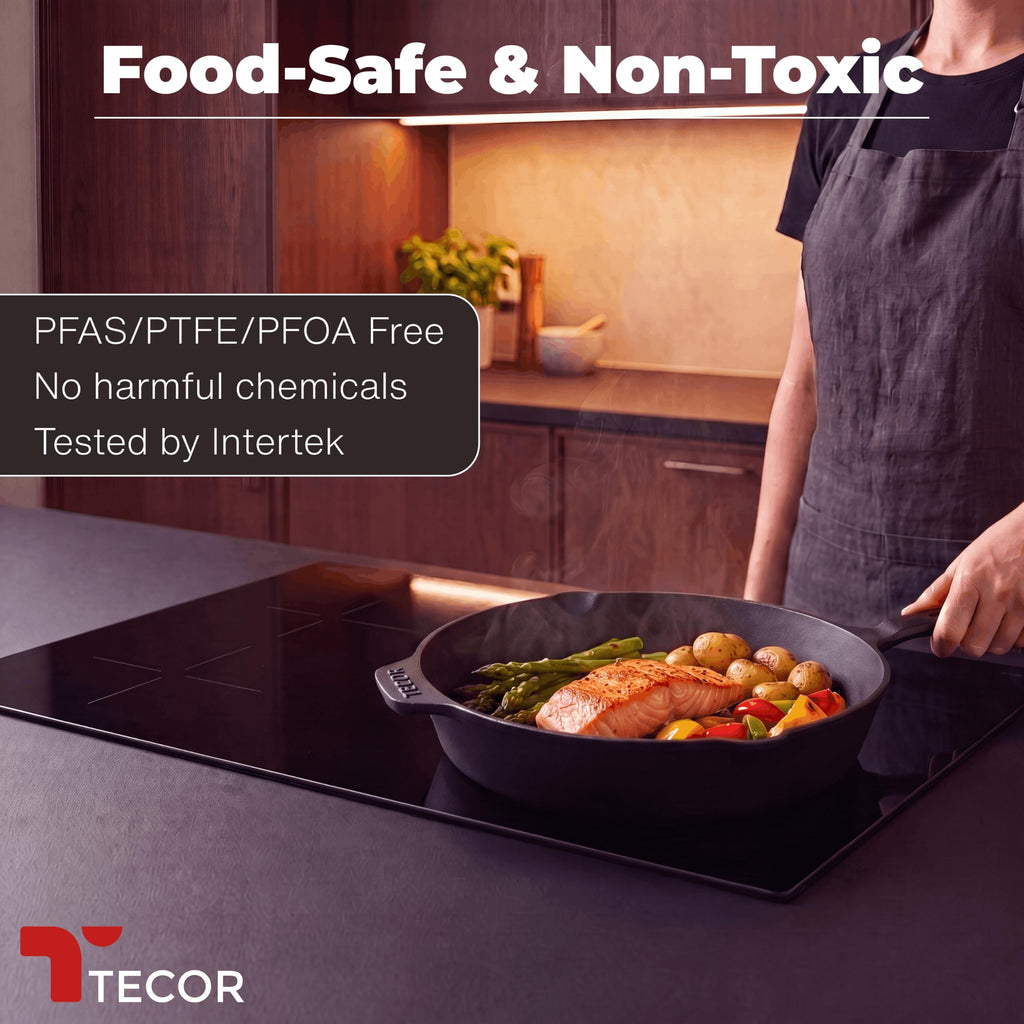 Polished Cast Iron Skillet 12 Inch | No PFAS I German-Engineered