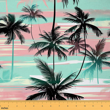 Palm Tree Fabric By The Yard Decorative