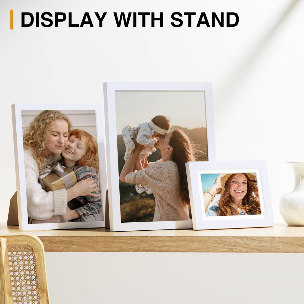 7 Pack Picture Frames Collage Wall Decor, White