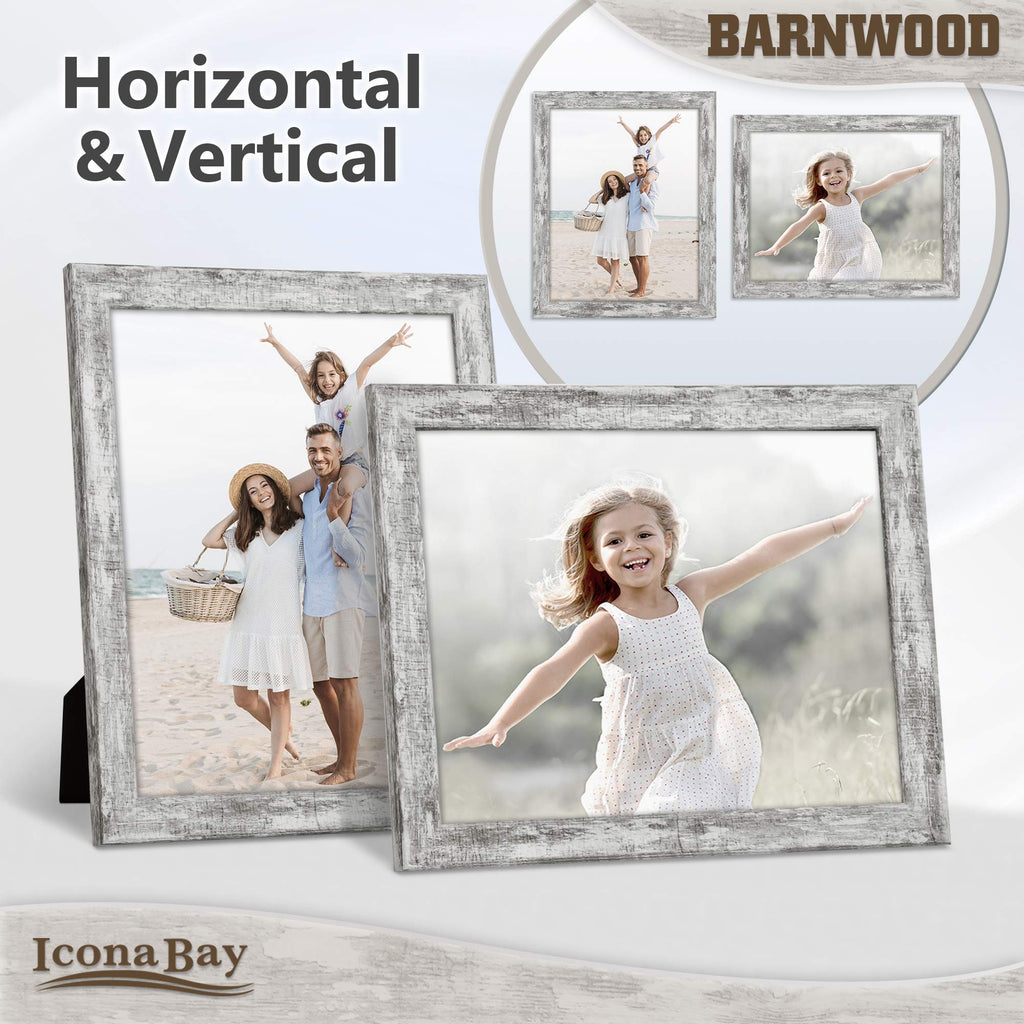 11x14 Pony Gray Picture Frame - Barnwood Collection