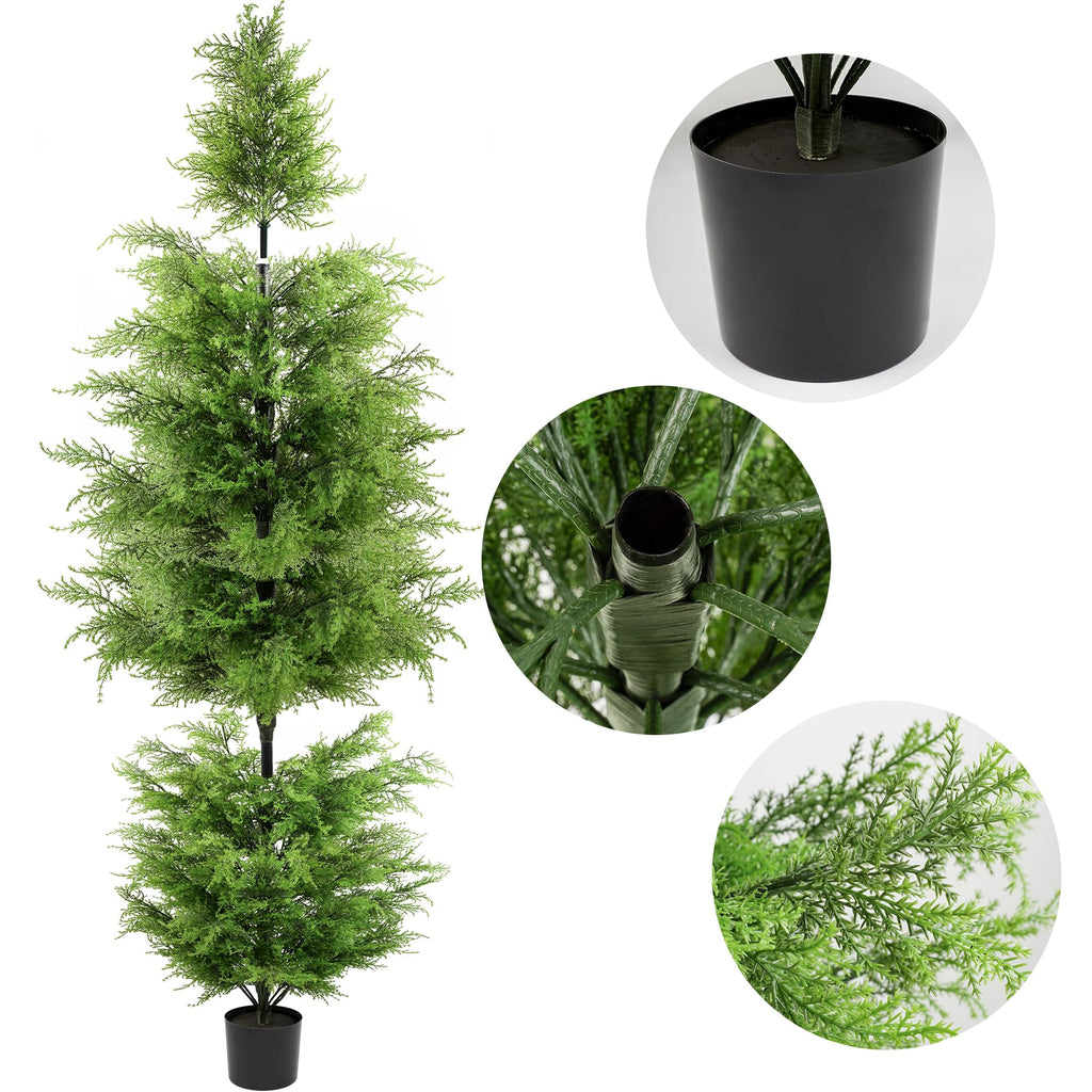 5 ft Artificial Cedar Trees for Porch