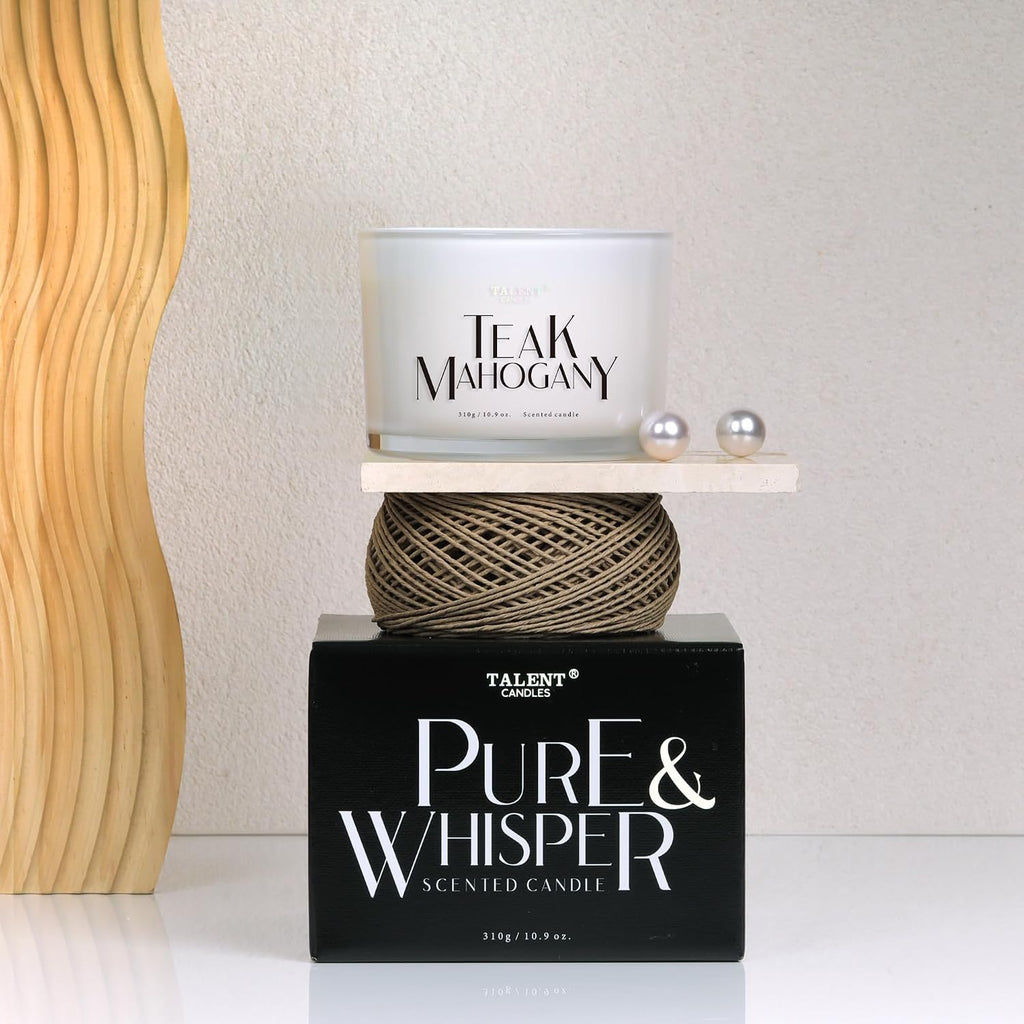 Scented Candle Scented, 3 Wicks Soy Candles, Candle Gifts for Women & Men, Contemporary Jar Candles, 25 hrs Burn