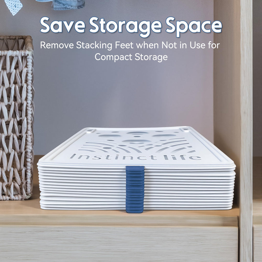 15-Pack Tshirt Organizer Stackable Closet Organizer Portable Detachable