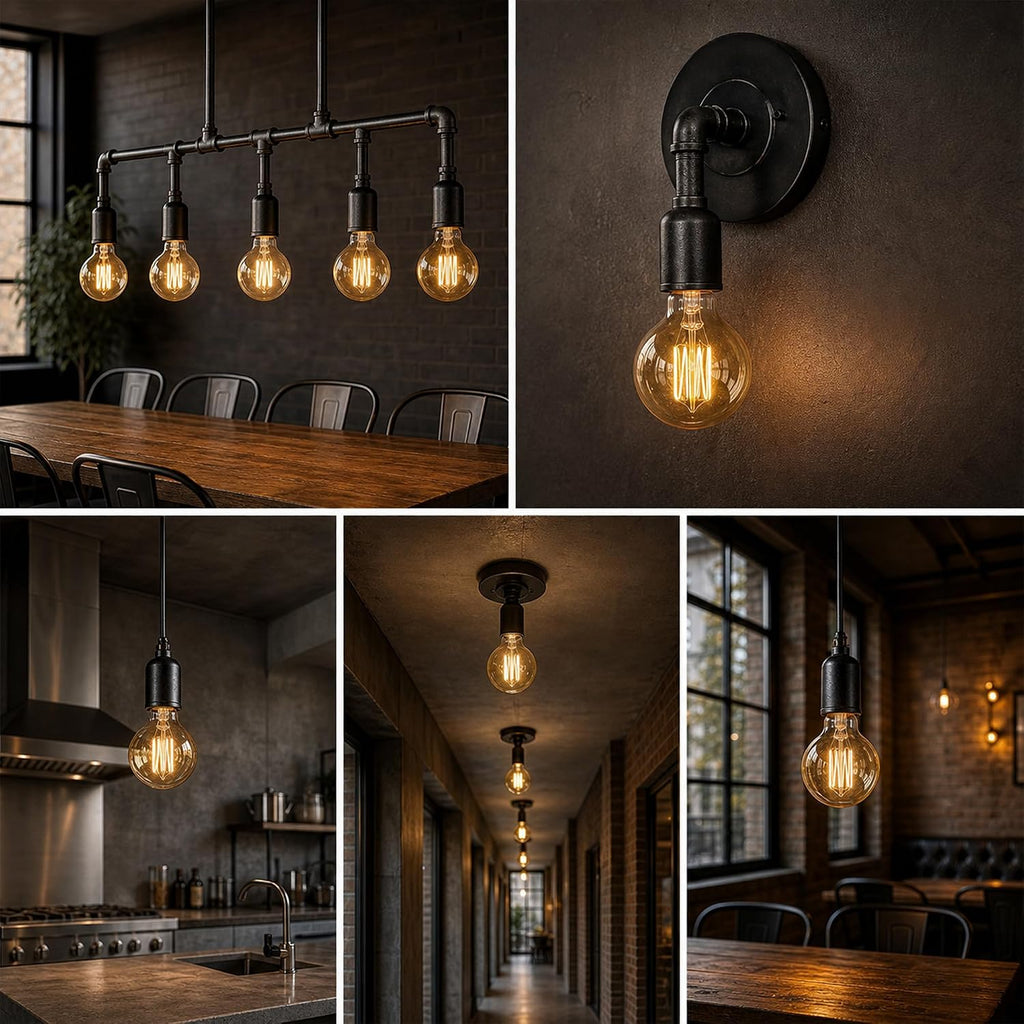 E12 G16.5 Amber LED Light Bulbs 25 Watt Equal,0.65 MM Ultra Thin Filament