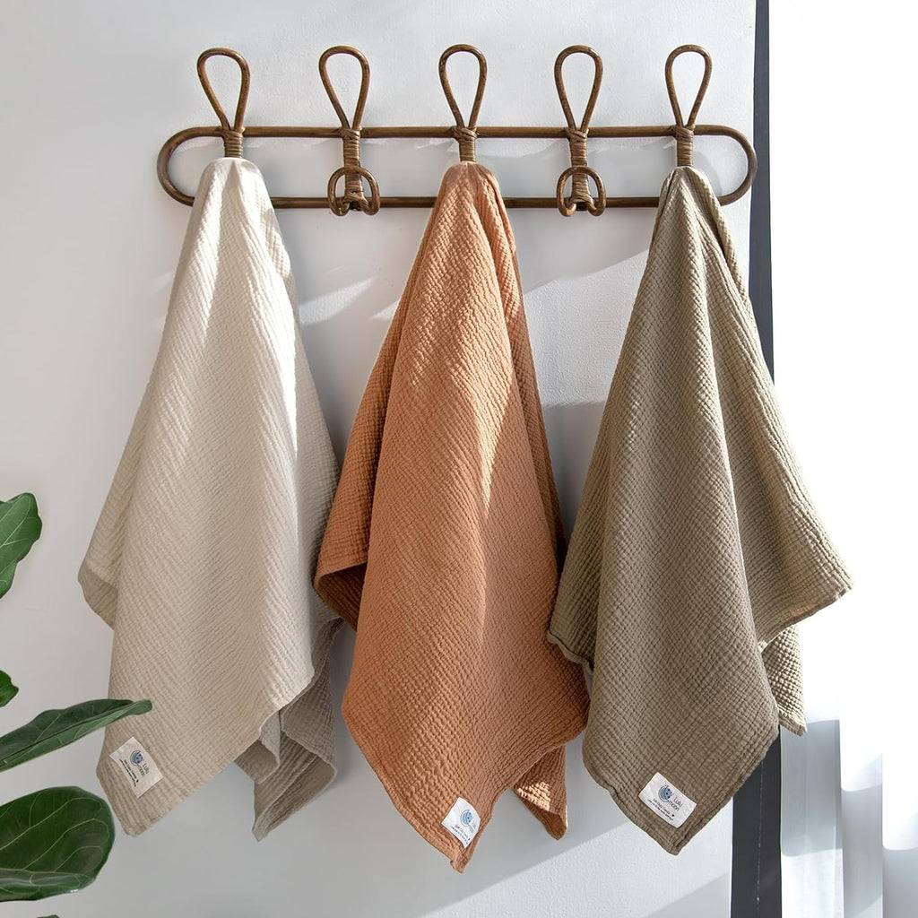 Muslin Swaddle Blanket Baby: Cotton Receiving Wrap for Newborns