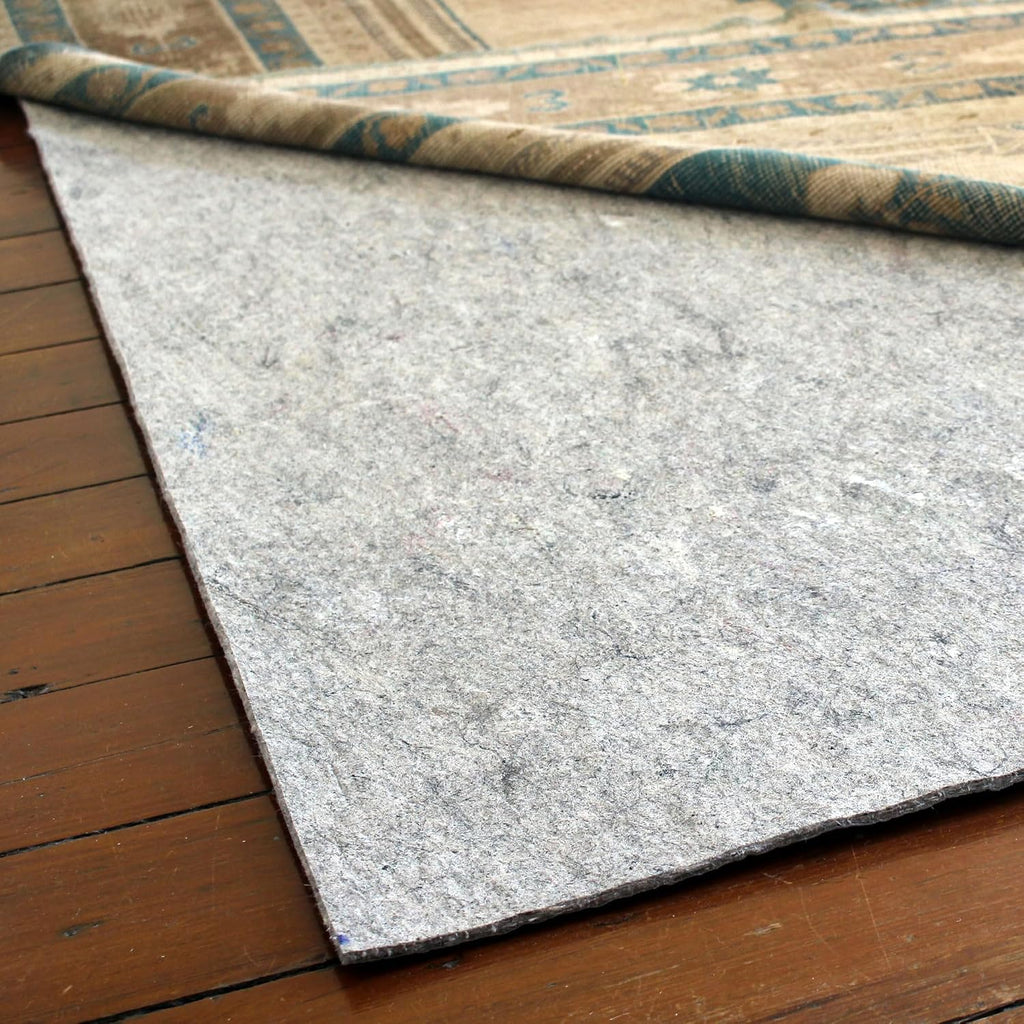 2'6" x 8', Non-Slip Felt and Rubber Rug Pad (1/4" Thick), Protects Your Floors, Low-VOC, 100% Made in the USA, 2-Year - Set of 20