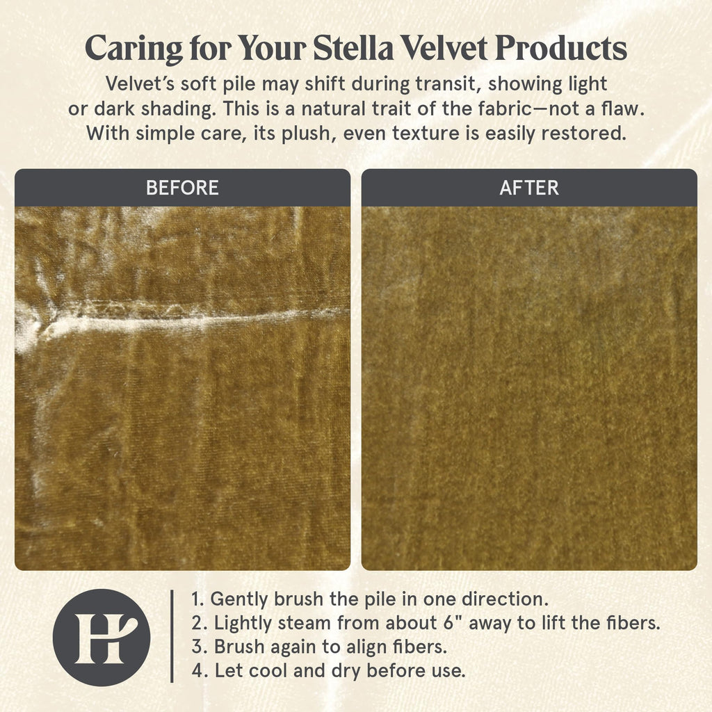 Stella Faux Silk Velvet Black Long Lumbar Pillow