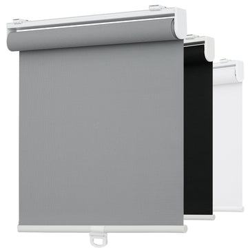 Light Filtering Solar Shades for Indoor Windows, Grey