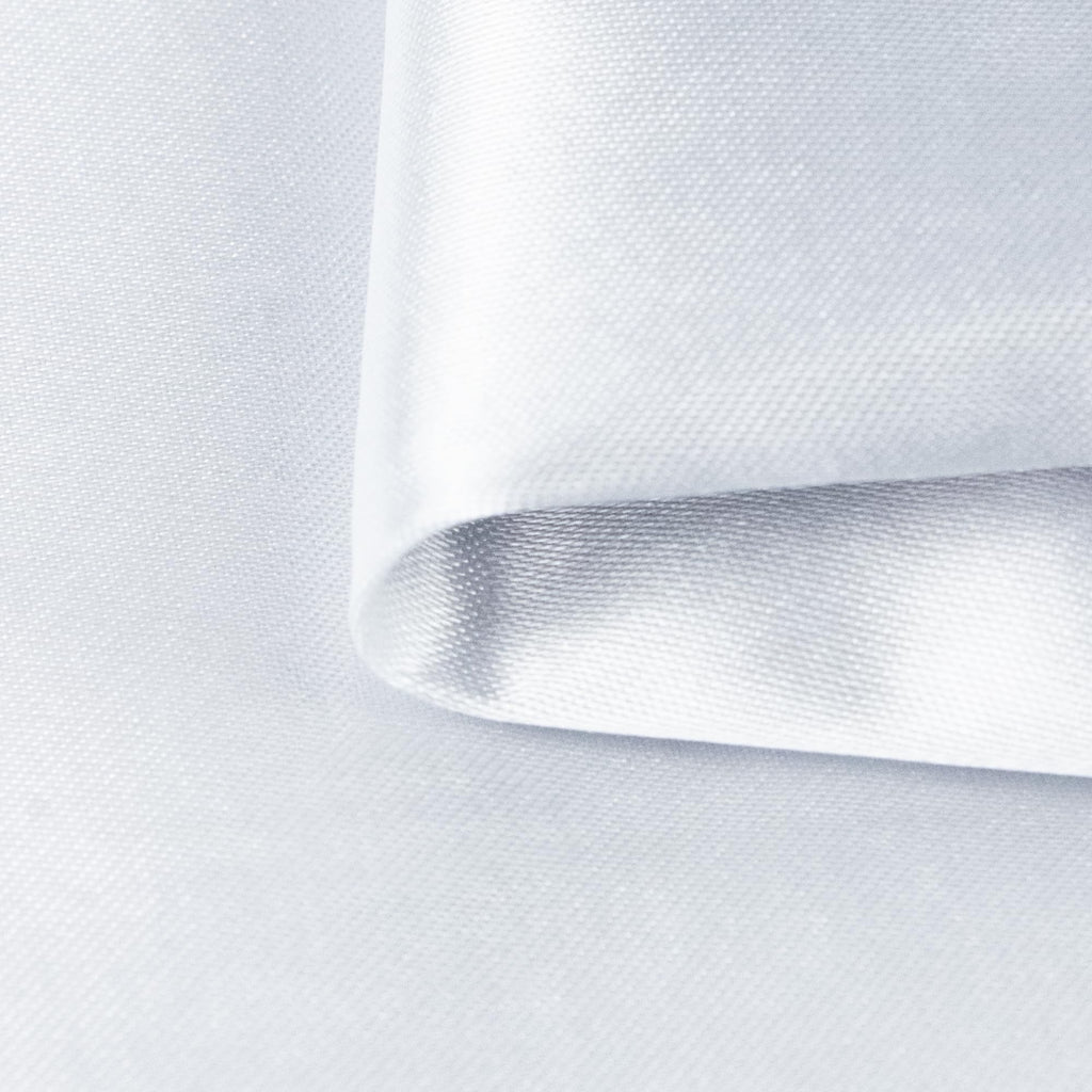 Silver Grey Satin Fabric - 98 Inch/2.5m Wide by The Yard, Soft Silky Fabric for Wedding Dress, Sewing, DIY Crafts