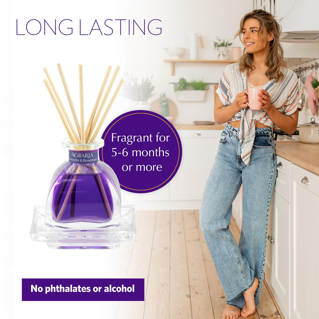 & Rosemary PetiteEssence Flower & Reed Diffuser Set