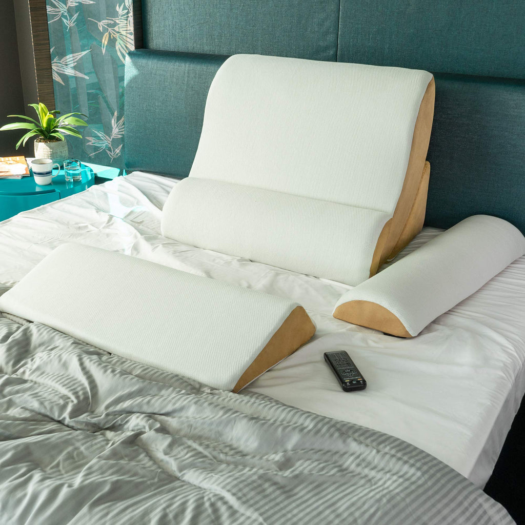 Kind Bed XL Extra Wide Support Wedge Pillow Comfort System - for Post-Surgery, Heartburn, Snoring, Acid Reflux & GERD