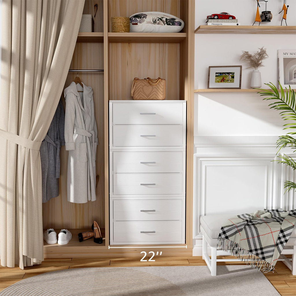 Stackable Storage Drawers Closet Organizers and Storage Fabric White 2 Drawer Dresser 2 Packs Modern