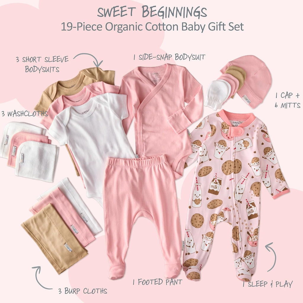 Sweet Beginnings Piece Baby Gift Set Cotton Clothing in Box