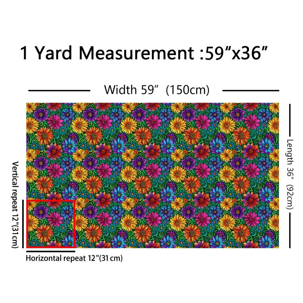 Bohemian Ethnic Fabric by The Yard Garden Boho Soft