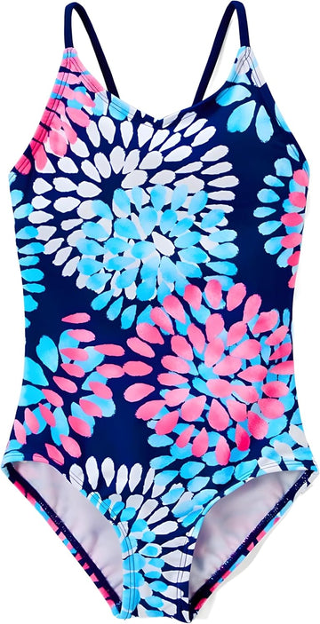 Surf Girls Daisy Beach Sport One Piece Swimsuit