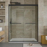 44" - 48" W x 72" H Semi-Frameless Double Sliding Shower Door