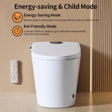 Vipbear Smart Toilet with Built-in Bidet, Bidet Toilet with Heated Seat, Multiple Cleaning Modes