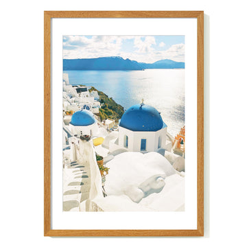 14x24 Picture frame with mat for 11x17, Solid Teak Tempered Glass, Teak