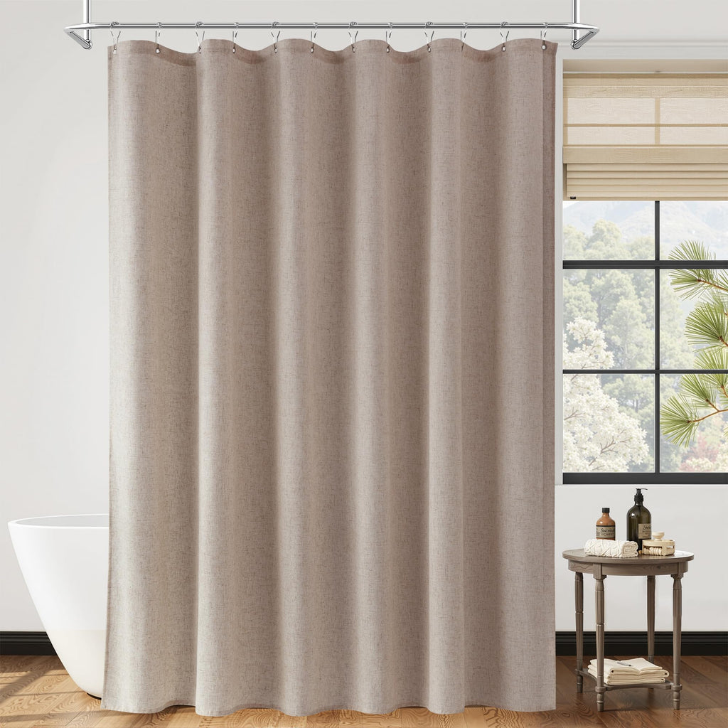 Linen 90 Inch Long Sand Beige 1 Panel
