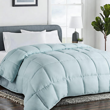 Premium Queen Size Comforter, All-Season Quilted Down Alternative Duvet Insert, Luxury Hotel GentleSoft Comforter