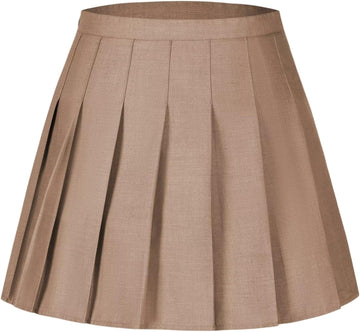 Pleated Skirt Mini School Uniform Skorts for Girl with Shorts