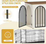 31.5'' Wooden Dog Crate Furniture, Indoor Dog Kennel Dogs Cage for Small/Medium Dogs
