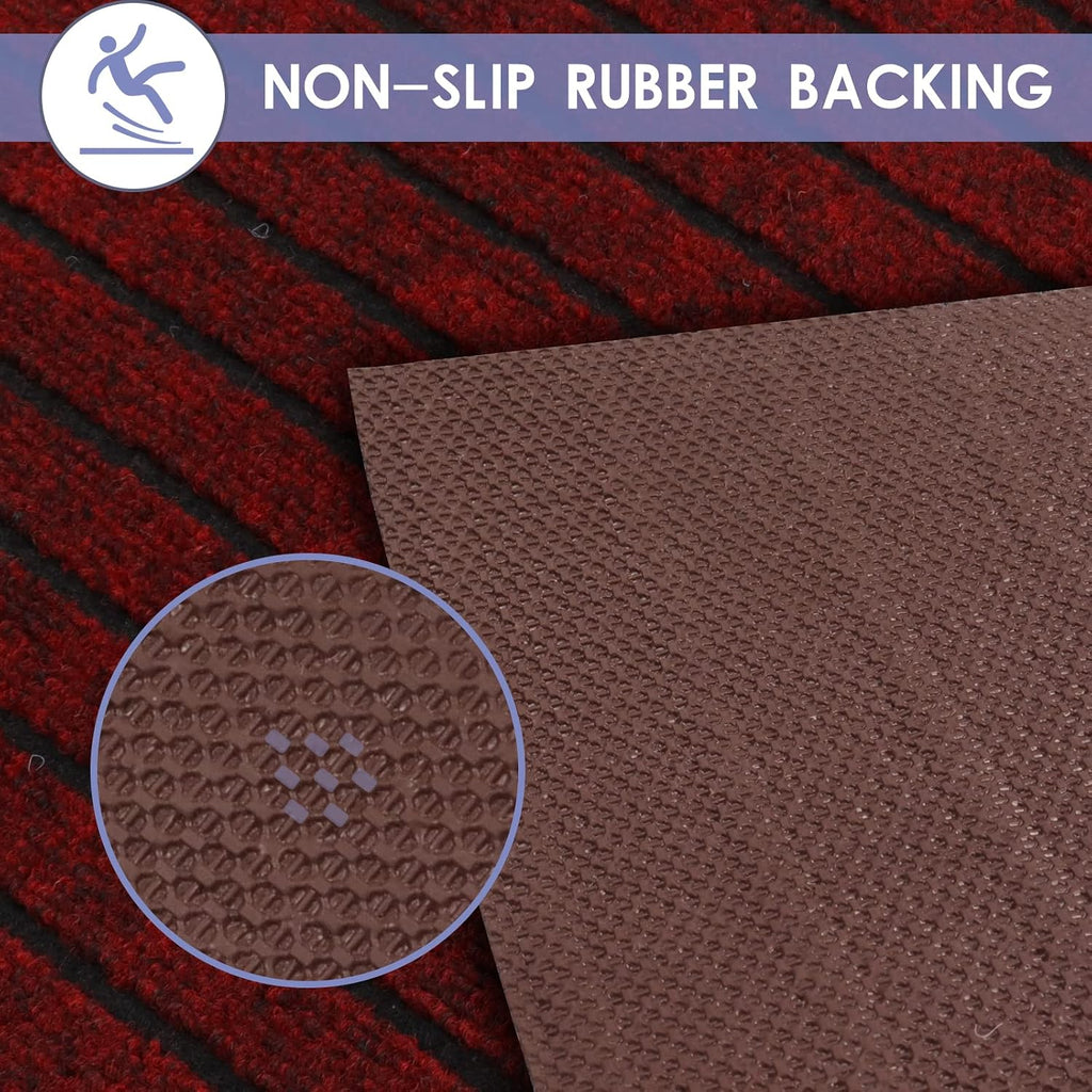 Runner Rugs s, 2FT x 6FT Non Slip Kitchen Area Rug Entryway Runner Laundry Room Rug, 2-82 FT Indoor Outdoor Carpet