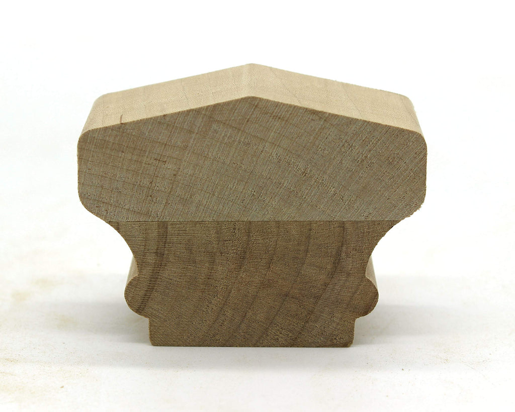 Maple 7786, Right Hand Gooseneck 2 Rise with Cap, 6701 Series Rail Fitting