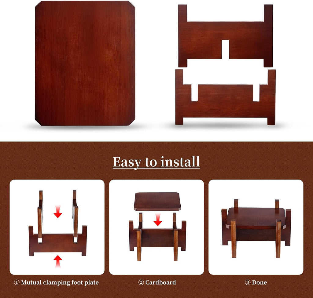 2 Gallon Drink Dispenser for Parties with Acacia Wood Stand and Lid